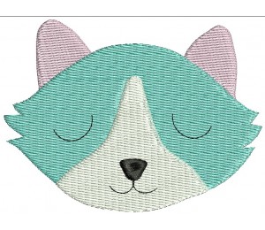 Stickdatei - Herr Fuchs Kopf